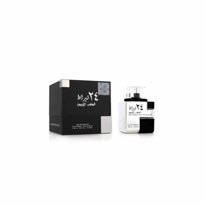 LATTAFA 24 CARAT WHITE GOLD EDP SPRAY 100ML - Afanaya